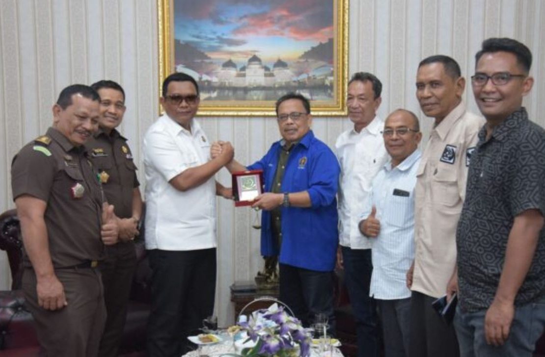 PWI Aceh Audiensi dengan Kajati Yudi Triadi, Bahas Kolaborasi dan Penguatan Kompetensi Wartawan